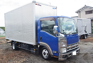 小型 平成23年式 いすゞ エルフ アルミバン 標準ロング アルミバン 車検付