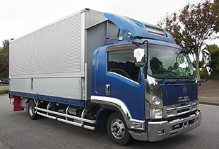 中型 平成25年式 いすゞ ﾌｫﾜｰﾄﾞ ｱﾙﾐｳｨﾝｸﾞ ﾜｲﾄﾞ6.2m 床鉄板張り 240馬力